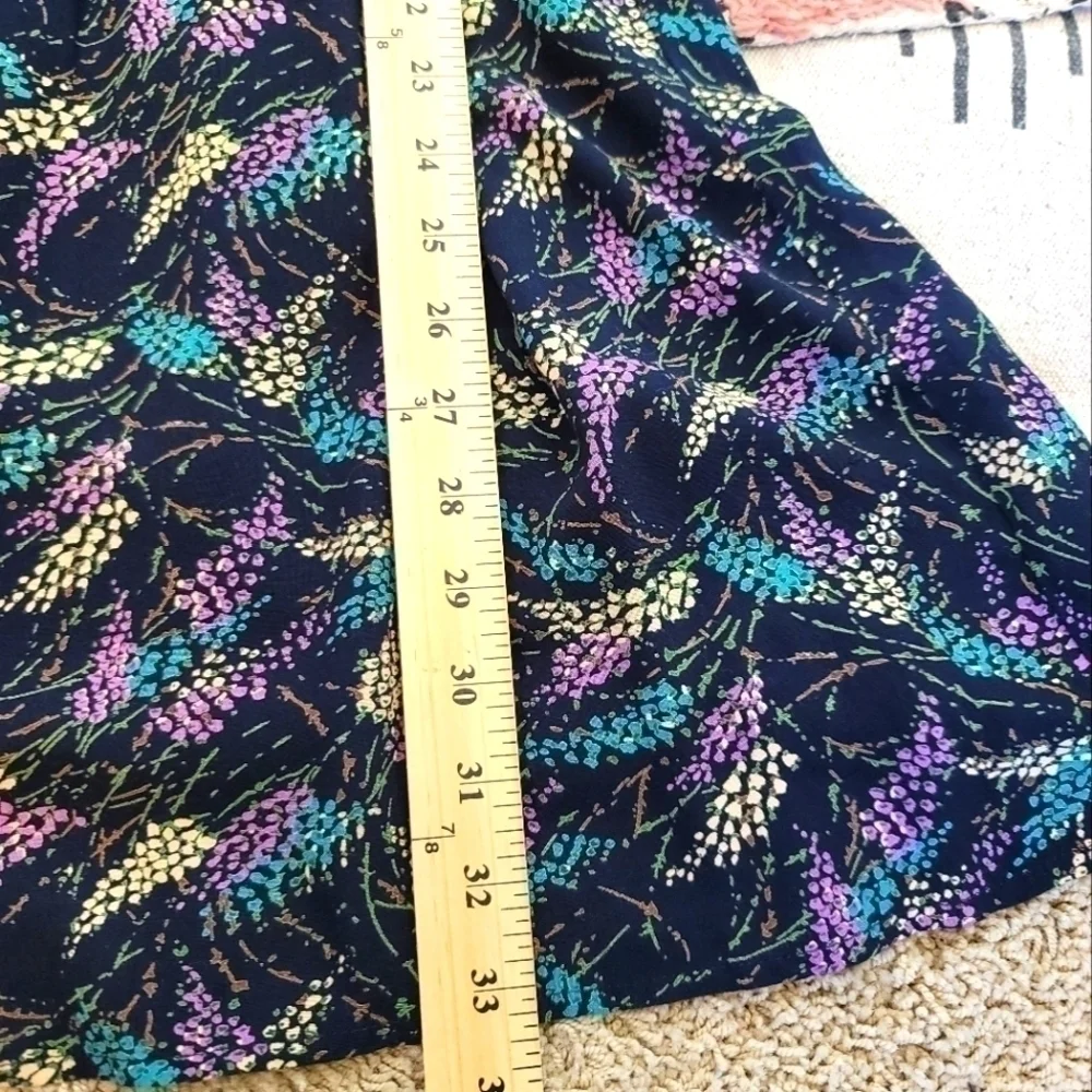 FREE PEOPLE LACE YOKE FLORAL SLEEVELESS DRESS, SZ SMALL